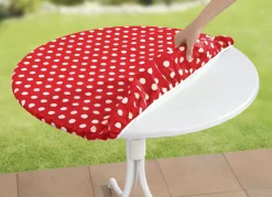 Abwaschbare Spann-Tischdecke