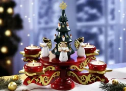 Adventsleuchter aus Holz