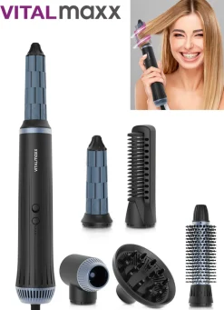 Air Curler Plus mit 6 verschiedenen Aufsätzen
