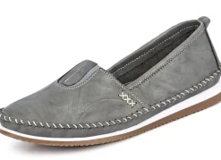 Andrea Conti, leichte Damen-Slipper, mit Gummizug