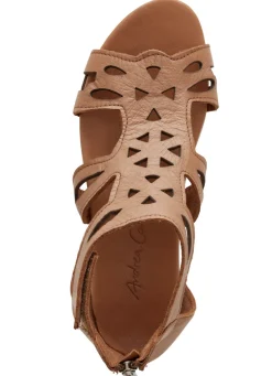 Andrea Conti, modische Damen-Sandalen, aus Leder