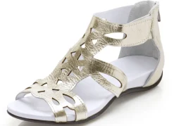 Andrea Conti, modische Damen-Sandalen, aus Leder