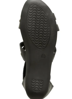 Andrea Conti, modische Damen-Sandalen, aus Leder