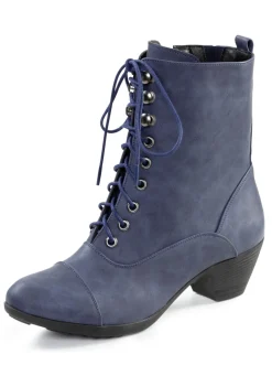 Andrea Conti, modische Damen-Stiefeletten, Winterschuhe, mit Reißverschluss