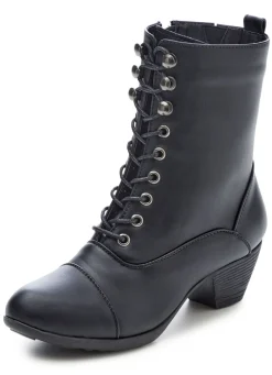 Andrea Conti, modische Damen-Stiefeletten, Winterschuhe, mit Reißverschluss