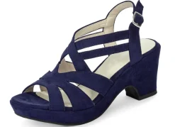 Andrea Conti, modische Damen-Sandaletten, mit verstellbarem Fersenriemchen