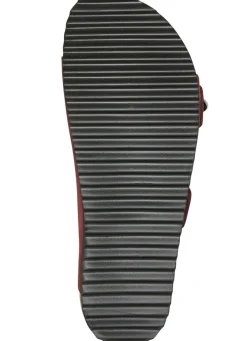 Andrea Conti Pantolette mit bunt bedrucktem Lederfußbett