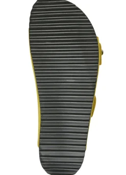 Andrea Conti Pantolette mit bunt bedrucktem Lederfußbett