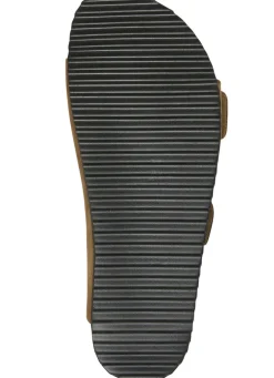 Andrea Conti Pantolette mit bunt bedrucktem Lederfußbett