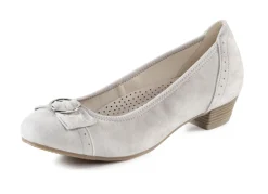 Andrea Conti, schicke Damen-Pumps, mit Gummizug