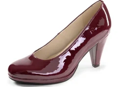 Andrea Conti, schicke Damen-Pumps, aus glänzendem Lackmaterial