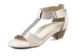 Andrea Conti, schicke Damen-Sandaletten, mit Klettspange