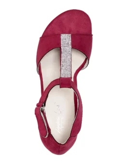 Andrea Conti, schicke Damen-Sandaletten, mit Klettspange