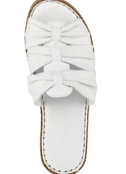 Andrea Conti Schlauchriemchen-Pantolette aus Nappaleder