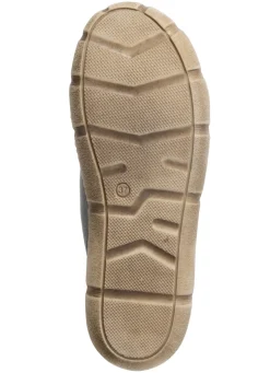 Andrea Conti Schnür-Bootie mit Schaftrand aus kariertem Textil