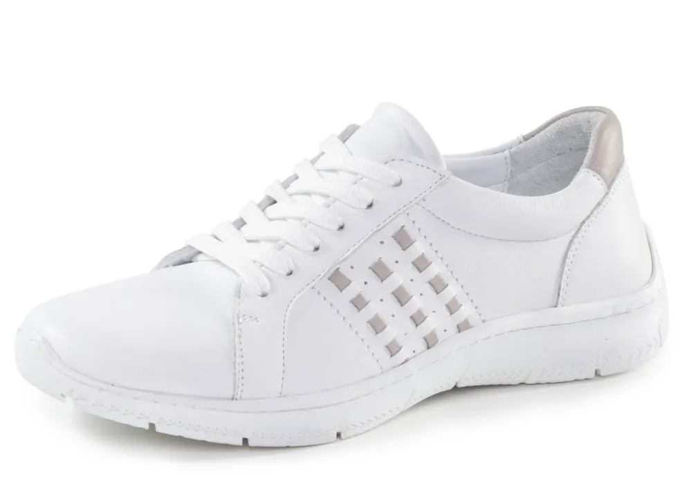 Andrea Conti Schnürschuh aus Nappaleder mit Kontrastdurchzügen