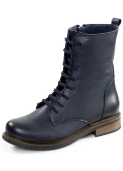 Andrea Conti Schnür-Stiefelette aus Rind-Nappaleder