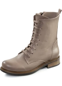 Andrea Conti Schnür-Stiefelette aus Rind-Nappaleder