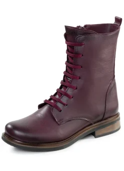 Andrea Conti Schnür-Stiefelette aus Rind-Nappaleder