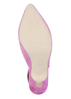 Andrea Conti Sling-Pumps aus weichem Samt-Chevreauleder