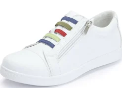 Andrea Conti Sneaker mit bunten Gummibändern