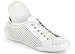 Andrea Conti, sommerliche Damen-Schnürschuhe, mit herausnehmbarem Fußbett