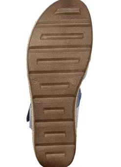 Andrea Conti Stegspangen-Sandale aus Rind-Nappaleder