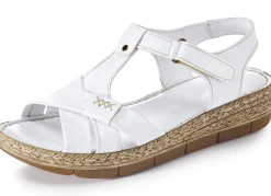 Andrea Conti Stegspangen-Sandale aus Rind-Nappaleder