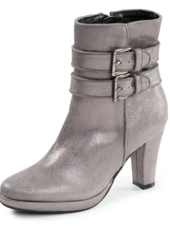 Andrea Conti, trendige Damen-Stiefeletten, mit Reißverschluss