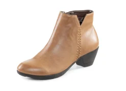 Andrea Conti, trendige Damen-Stiefeletten, mit Reißverschluss