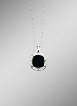 Anhänger aus Silber mit Onyx