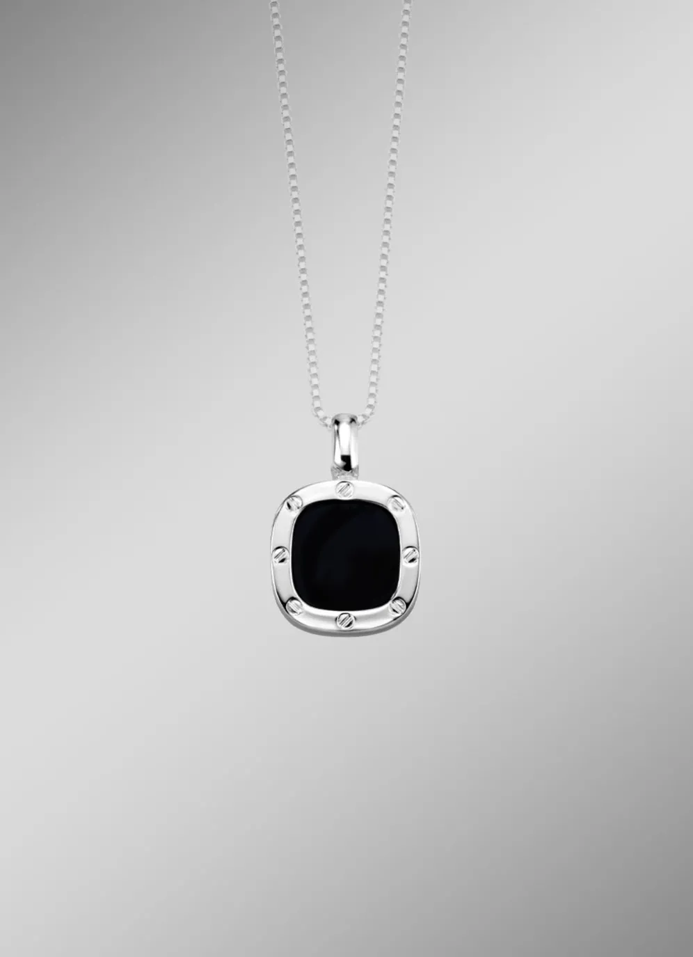 Anhänger aus Silber mit Onyx