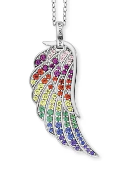 Anhänger Engelsflügel mit Zirkonia