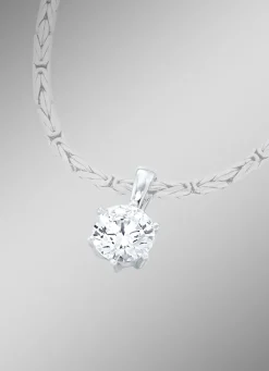 Anhänger in Weißgold