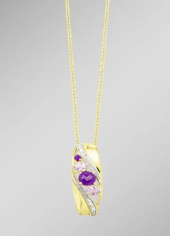 Anhänger mit Amethyst und Zirkonia