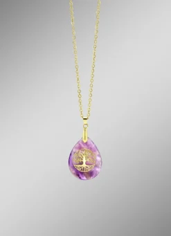Anhänger mit echt Amethyst