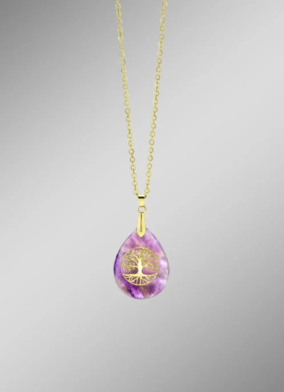 Anhänger mit echt Amethyst