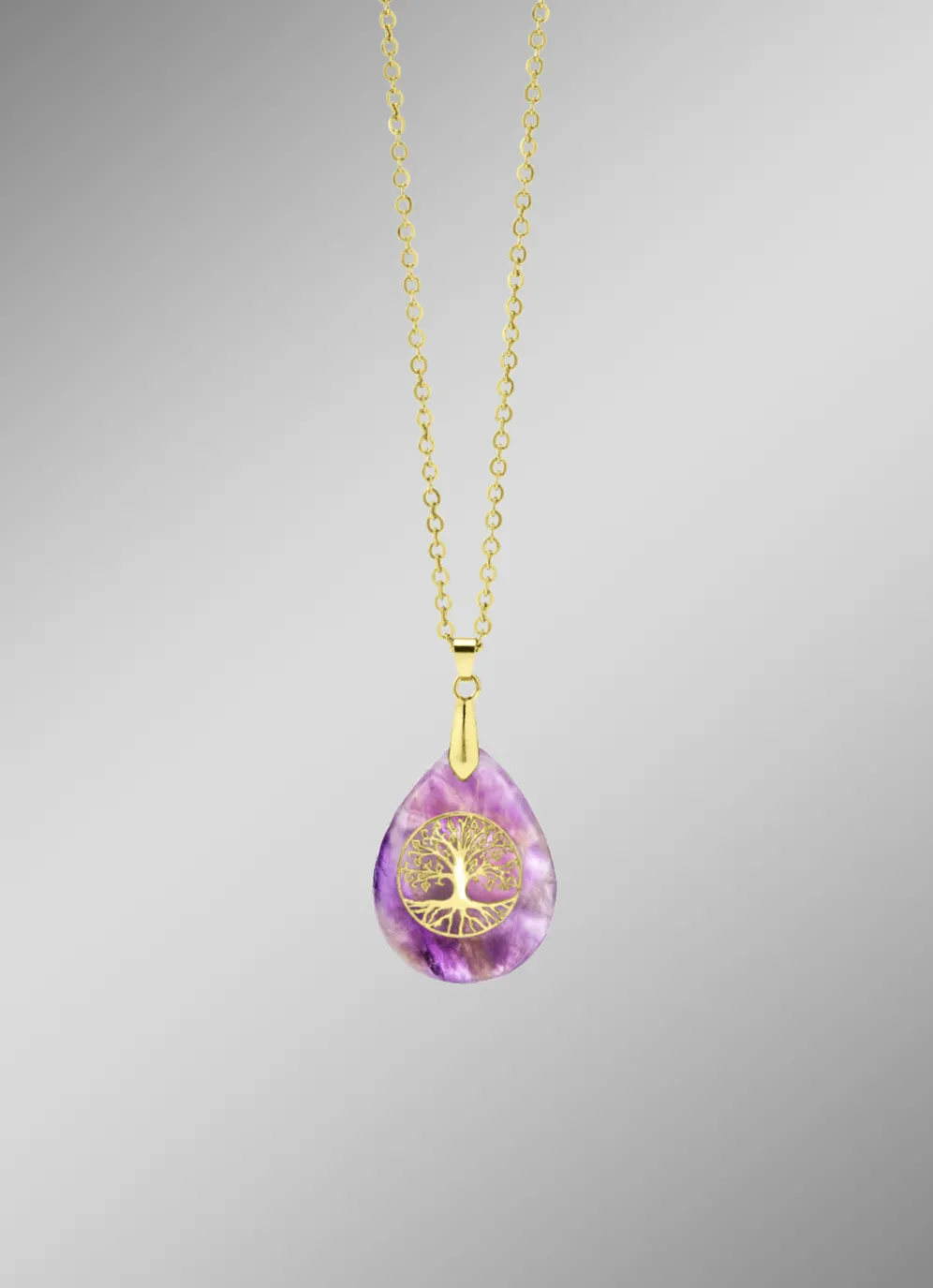 Anhänger mit echt Amethyst