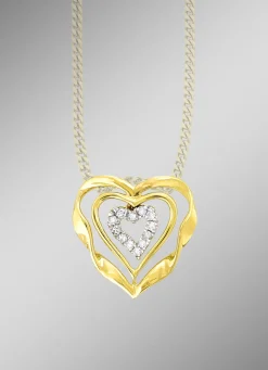 Anhänger mit Herz-Garnitur