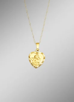 Anhänger Schutzengel mit Diamantschnitt