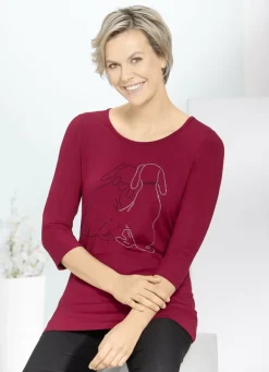 Ansprechendes Shirt mit Strasszier