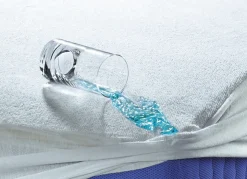 Antibakterielles Inkontinenz-Spannbetttuch aus 100% Baumwolle