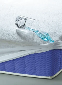 Antibakterielles Inkontinenz-Spannbetttuch aus 100% Baumwolle