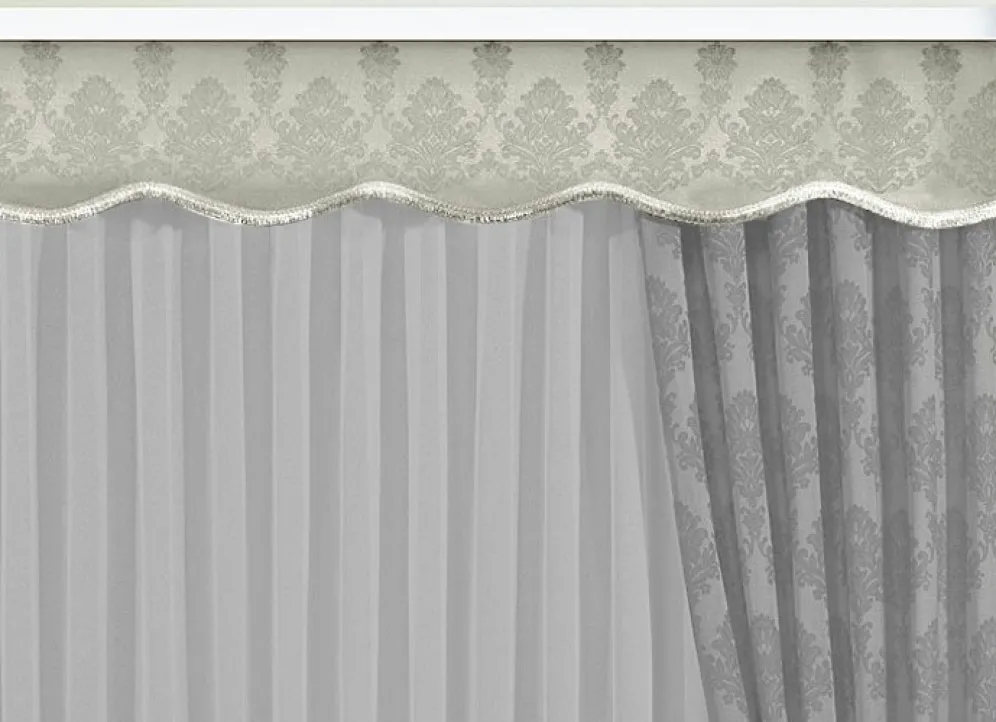 Apart gebogte Schabracke