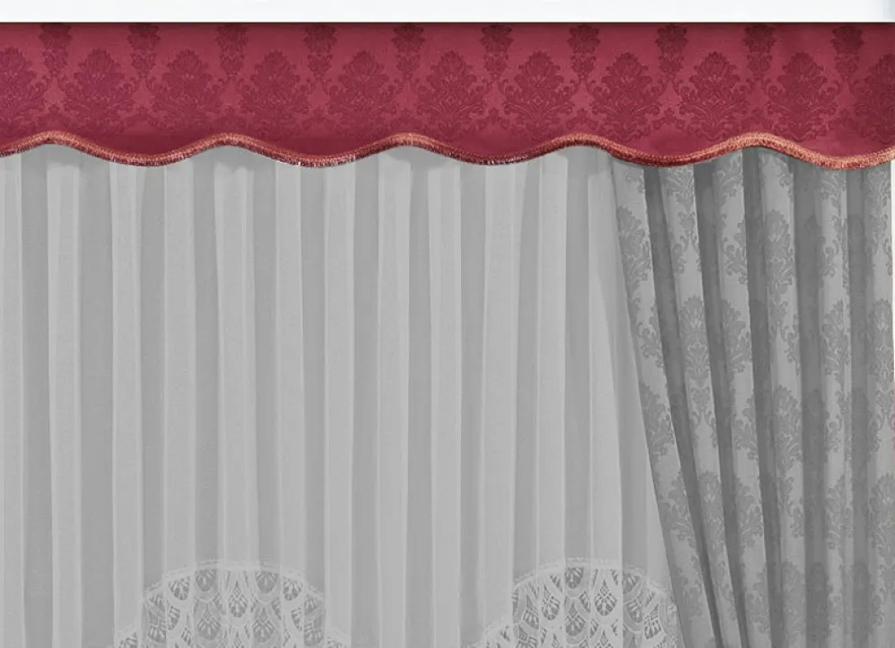 Apart gebogte Schabracke