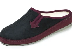 Atmungsaktive Damen-Hauschuhe, mit Gummizug