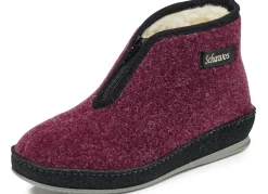 Atmungsaktive Damen-Hausschuhe, mit Reißverschluss