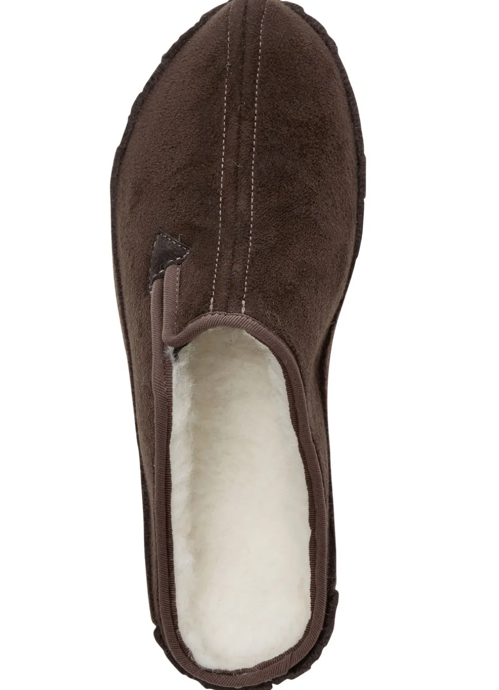 Atmungsaktive Herren-Hausschuhe, mit Schurwolle