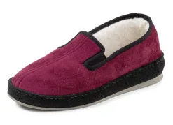 Atmungsaktiver Velours-Hausschuh