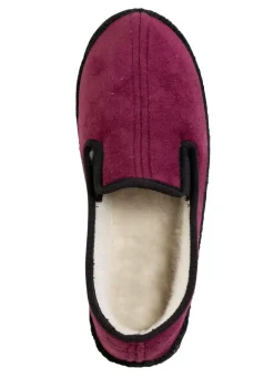 Atmungsaktiver Velours-Hausschuh